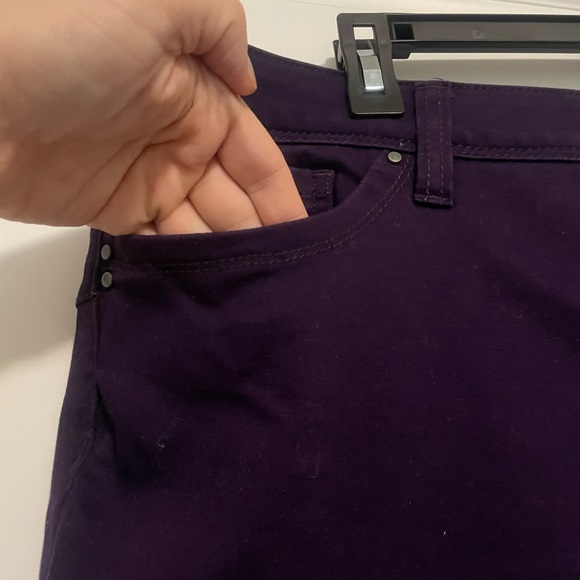 RICKIS beautiful purple jeans (size 12) - Picture 4 of 7